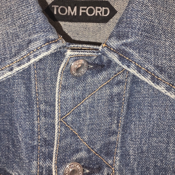 Tom Ford Men's Blue Denim Jacket - Picture 7 of 16